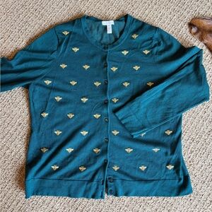 Charter Club Embroidered Cardigan XL